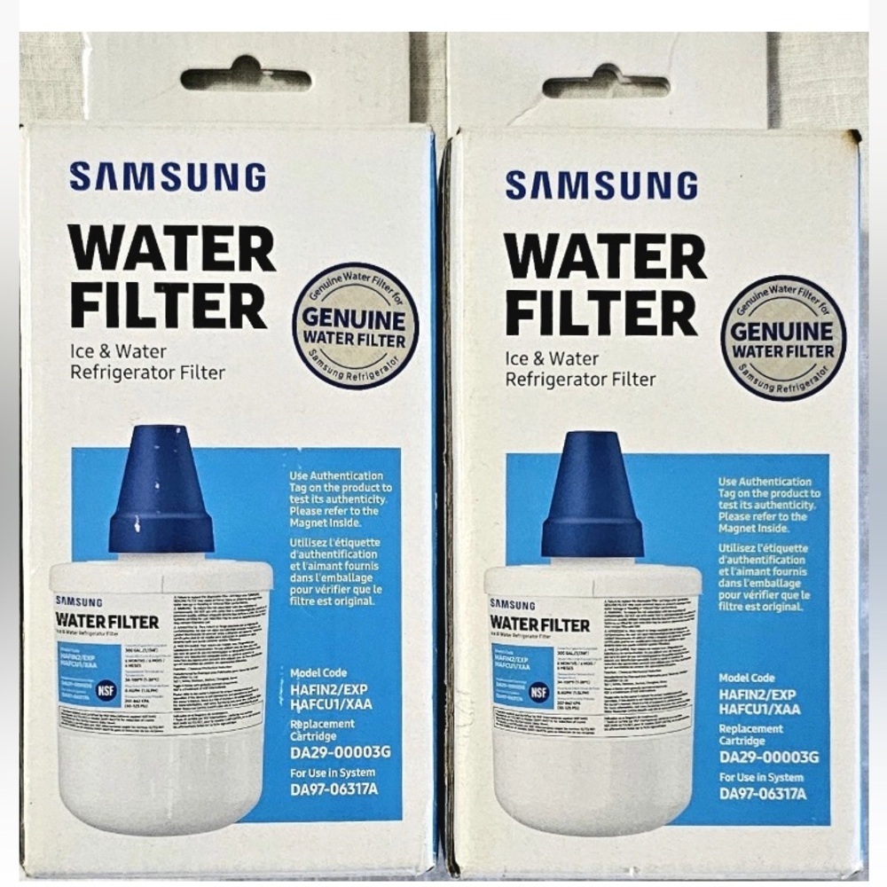 💜Bundle of 2GenuineSamsung DA29-00003G Refrigerator Ice&Water Filters OEM HAFIN2